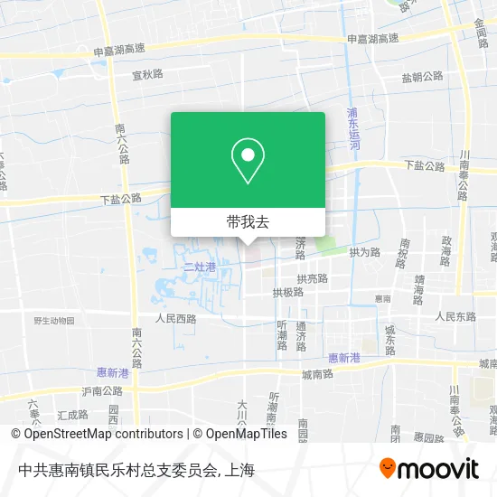 中共惠南镇民乐村总支委员会地图