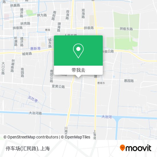 停车场(汇民路)地图