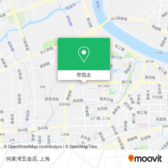 何家湾五金店地图