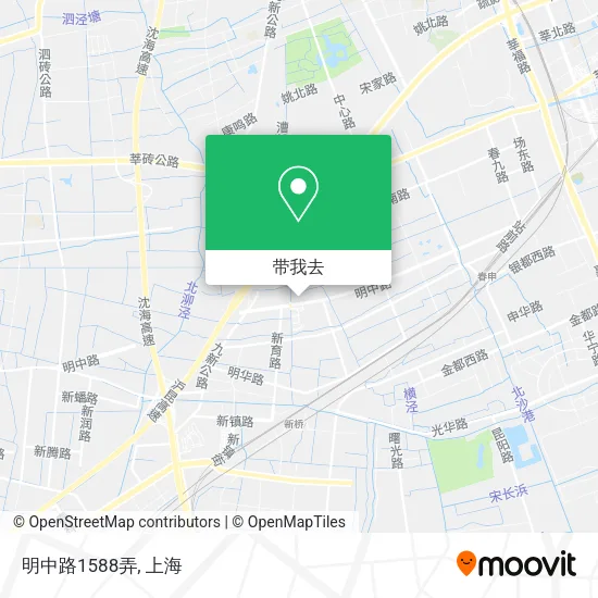明中路1588弄地图