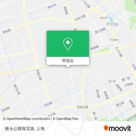 横仓公路陈宝路地图