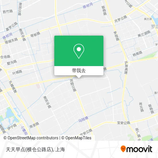 天天早点(横仓公路店)地图