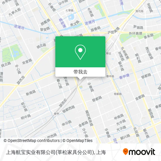 上海航宝实业有限公司(莘松家具分公司)地图