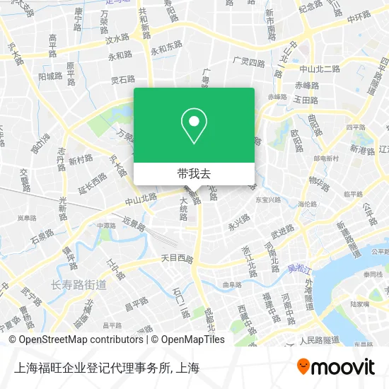 上海福旺企业登记代理事务所地图