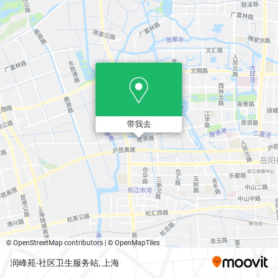 润峰苑-社区卫生服务站地图