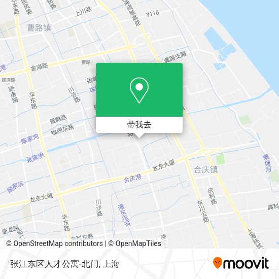 张江东区人才公寓-北门地图
