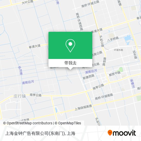 上海金钟广告有限公司(东南门)地图