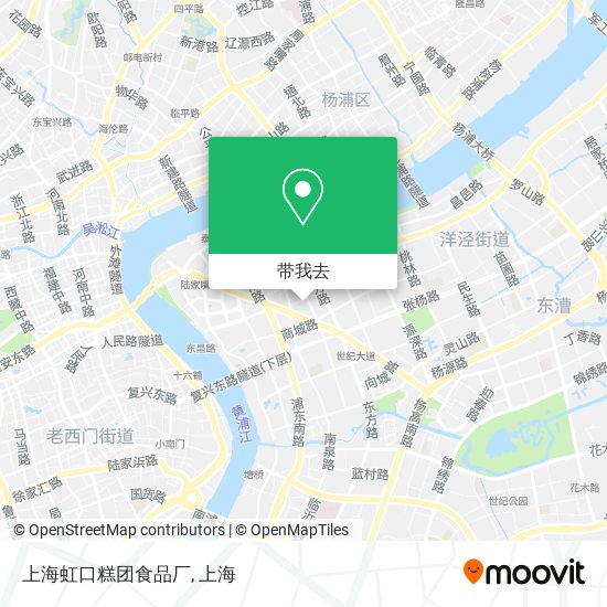 上海虹口糕团食品厂地图