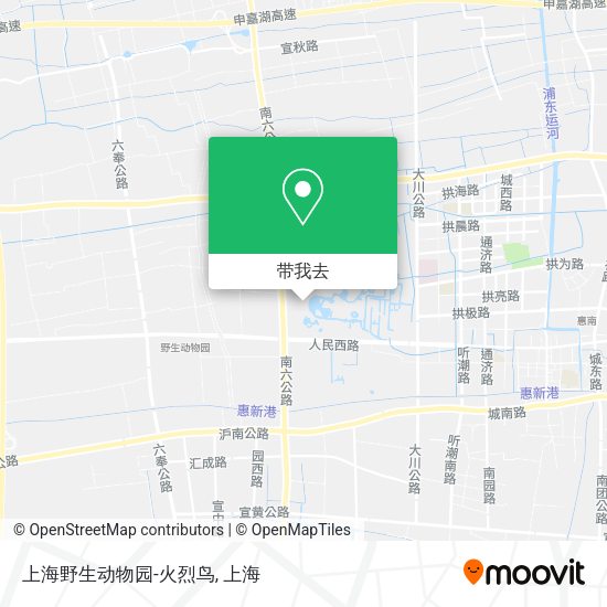 上海野生动物园-火烈鸟地图