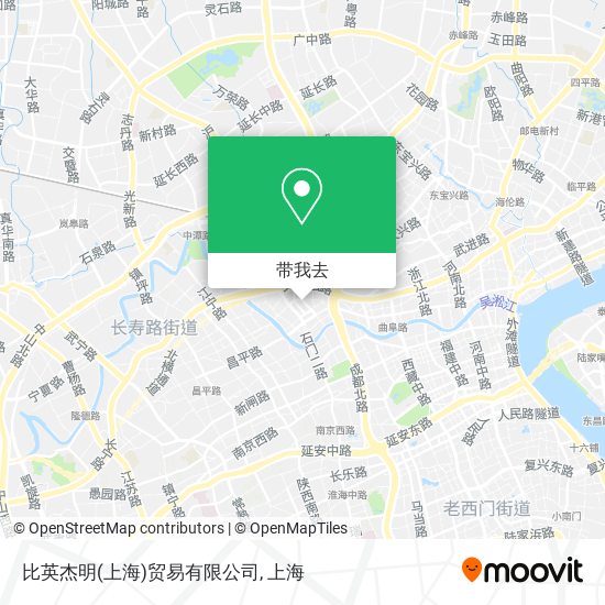 比英杰明(上海)贸易有限公司地图