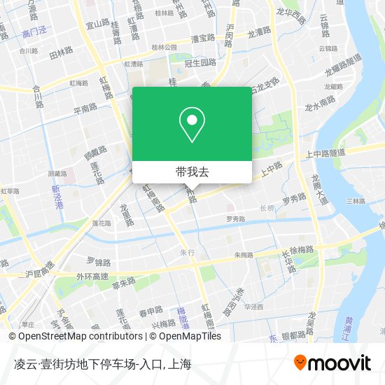 凌云·壹街坊地下停车场-入口地图