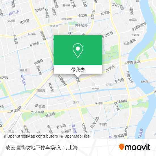 凌云·壹街坊地下停车场-入口地图