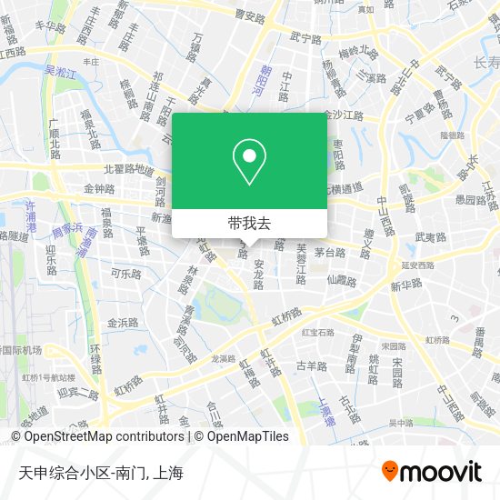 天申综合小区-南门地图