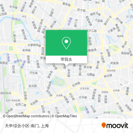 天申综合小区-南门地图