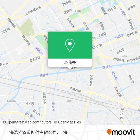 上海浩沧管道配件有限公司地图