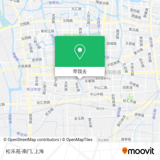 松乐苑-南门地图