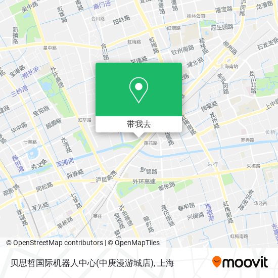 贝思哲国际机器人中心(中庚漫游城店)地图