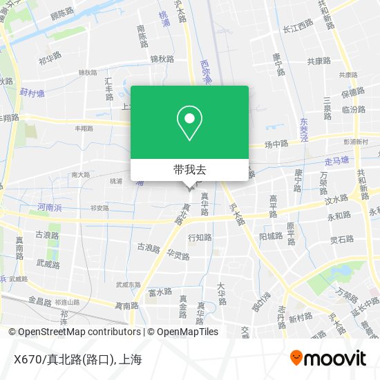 X670/真北路(路口)地图