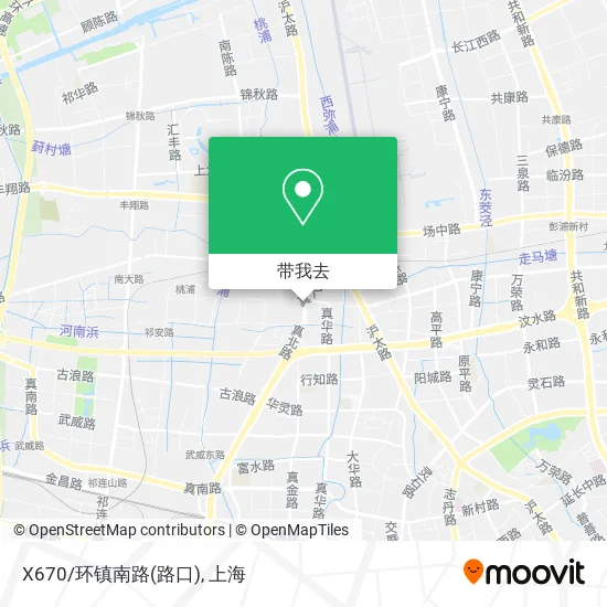 X670/环镇南路(路口)地图