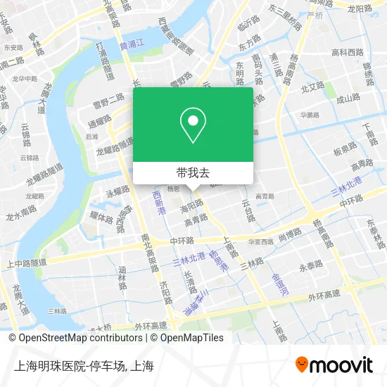 上海明珠医院-停车场地图