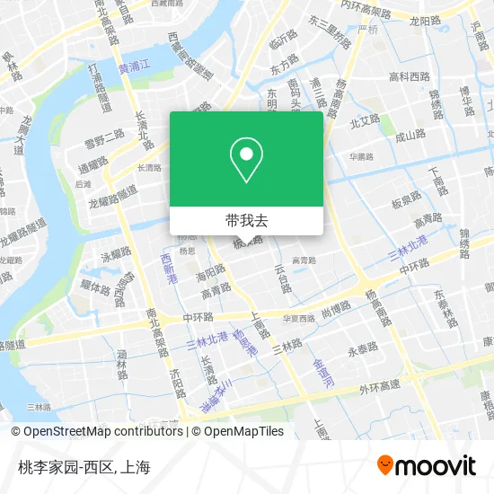 桃李家园-西区地图