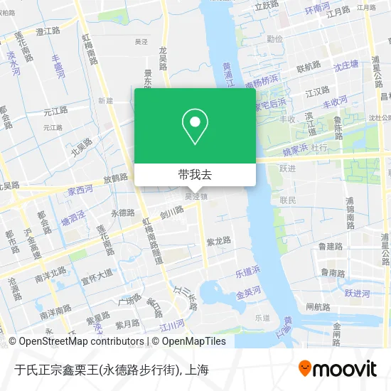 于氏正宗鑫栗王(永德路步行街)地图