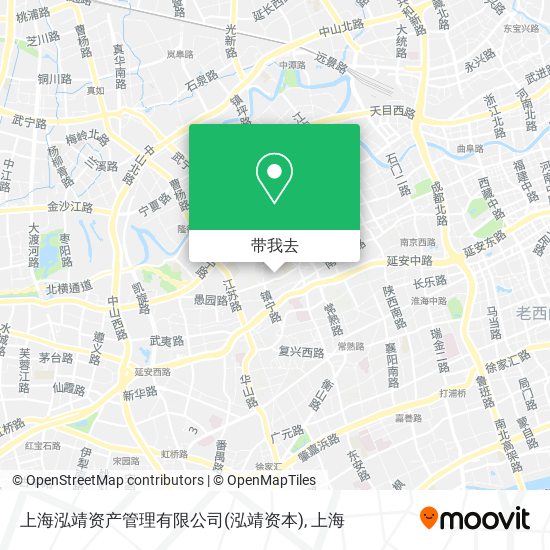 上海泓靖资产管理有限公司(泓靖资本)地图