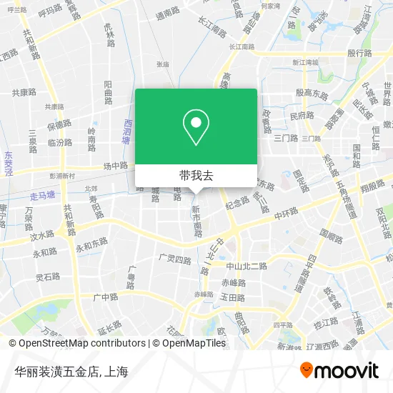 华丽装潢五金店地图
