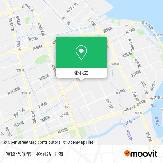 宝隆汽修第一检测站地图