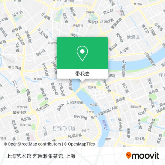 上海艺术馆·艺园雅集茶馆地图