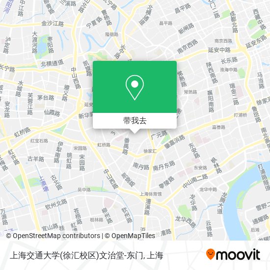 上海交通大学(徐汇校区)文治堂-东门地图