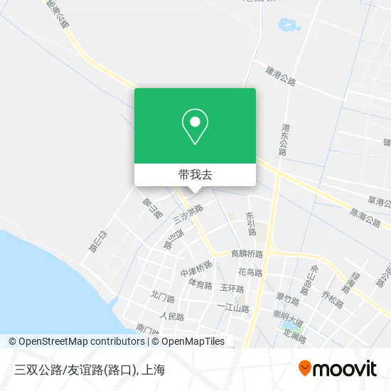 三双公路/友谊路(路口)地图