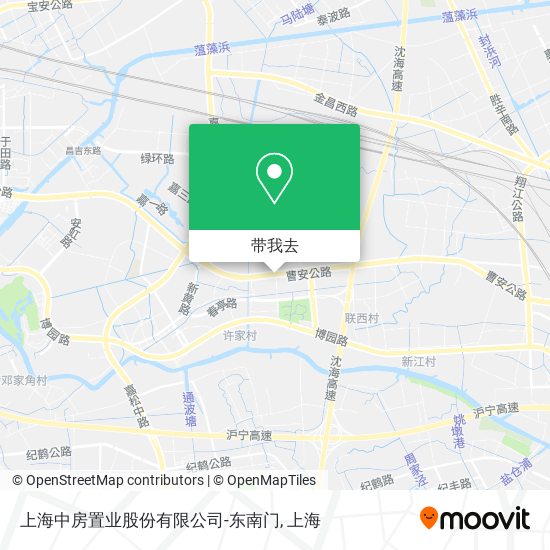 上海中房置业股份有限公司-东南门地图
