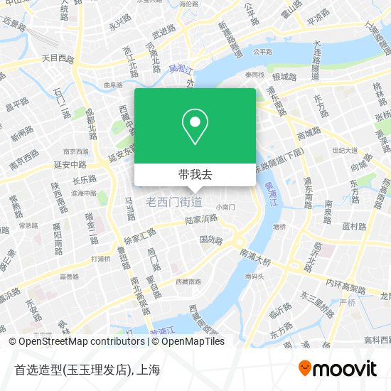 首选造型(玉玉理发店)地图