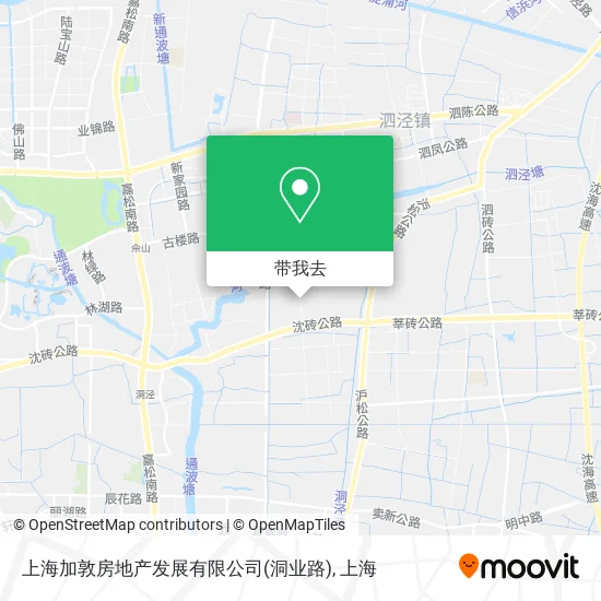 上海加敦房地产发展有限公司(洞业路)地图