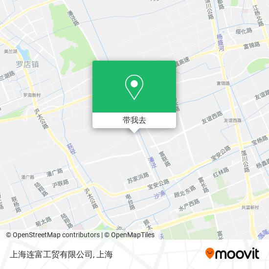 上海连富工贸有限公司地图