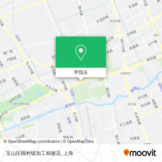 宝山区顾村镇加工棉被店地图