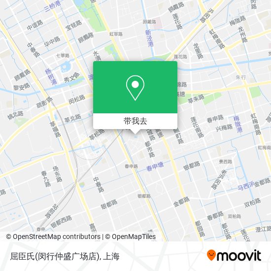屈臣氏(闵行仲盛广场店)地图