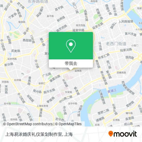 上海易浓婚庆礼仪策划制作室地图