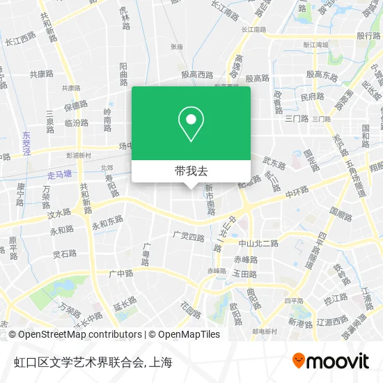 虹口区文学艺术界联合会地图