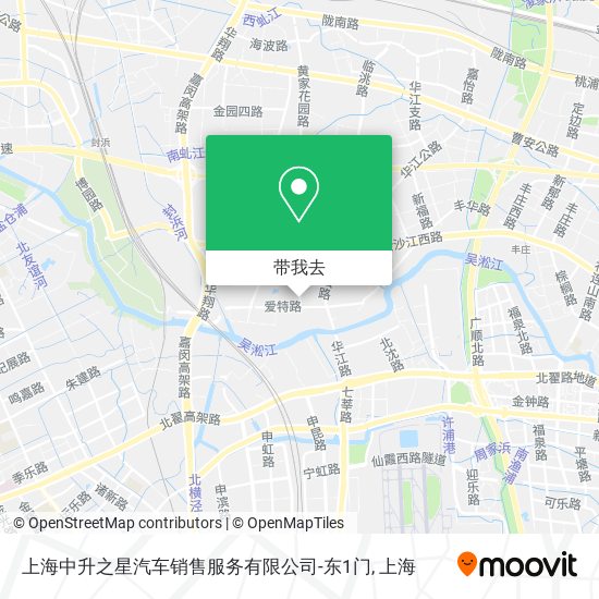 上海中升之星汽车销售服务有限公司-东1门地图