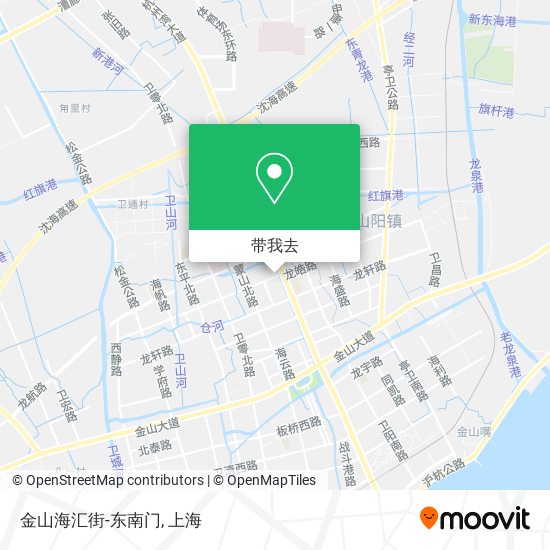 金山海汇街-东南门地图