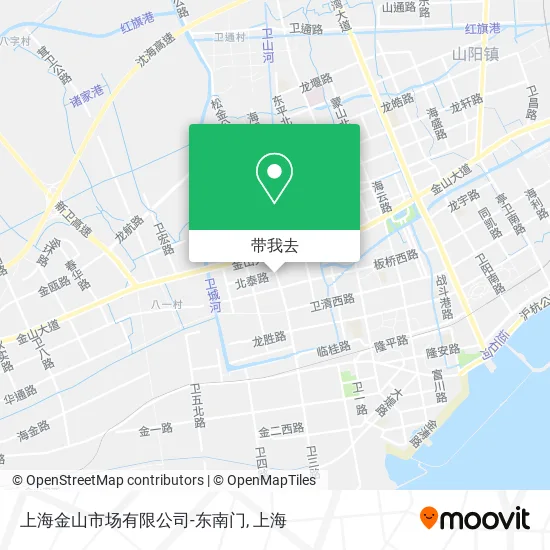 上海金山市场有限公司-东南门地图