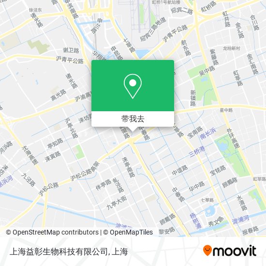上海益彰生物科技有限公司地图