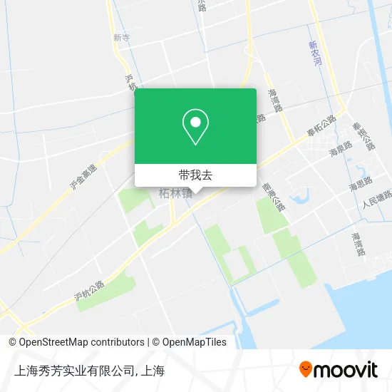 上海秀芳实业有限公司地图