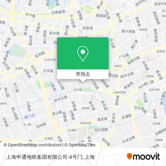 上海申通地铁集团有限公司-4号门地图