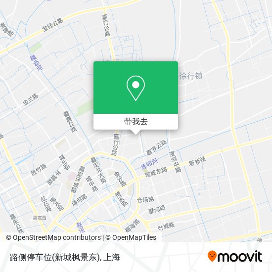 路侧停车位(新城枫景东)地图