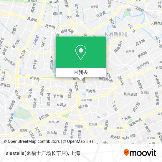 slastella(来福士广场长宁店)地图