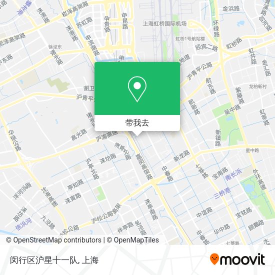 闵行区沪星十一队地图
