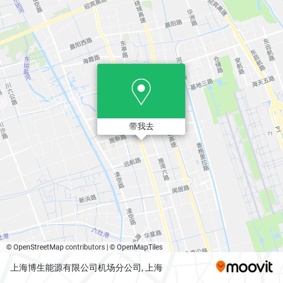 上海博生能源有限公司机场分公司地图